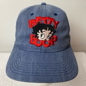 Vintage Betty Boop Hat 1990s Snapback Adult Size Made In Usa